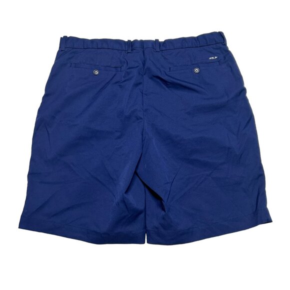 RLX Ralph Lauren Shorts Mens 40 Golf Performance Navy Blue Flat Front Stretch - Picture 2 of 7